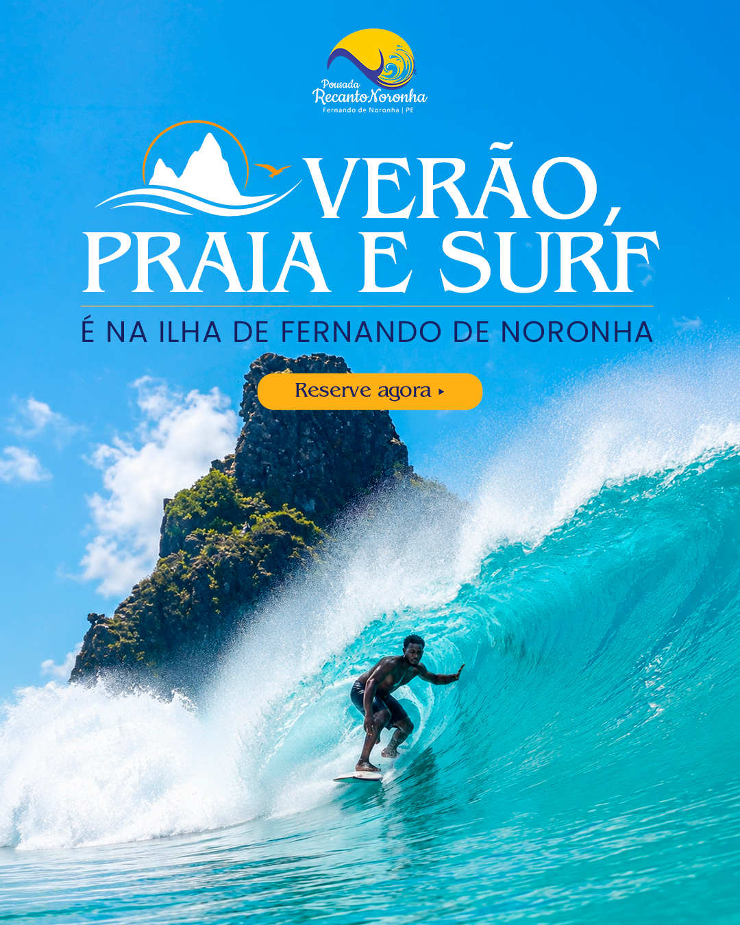 Verão, Praia e Surf em Noronha